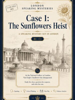 london speaking mysteries: the sunflowers heist (b1 c1)